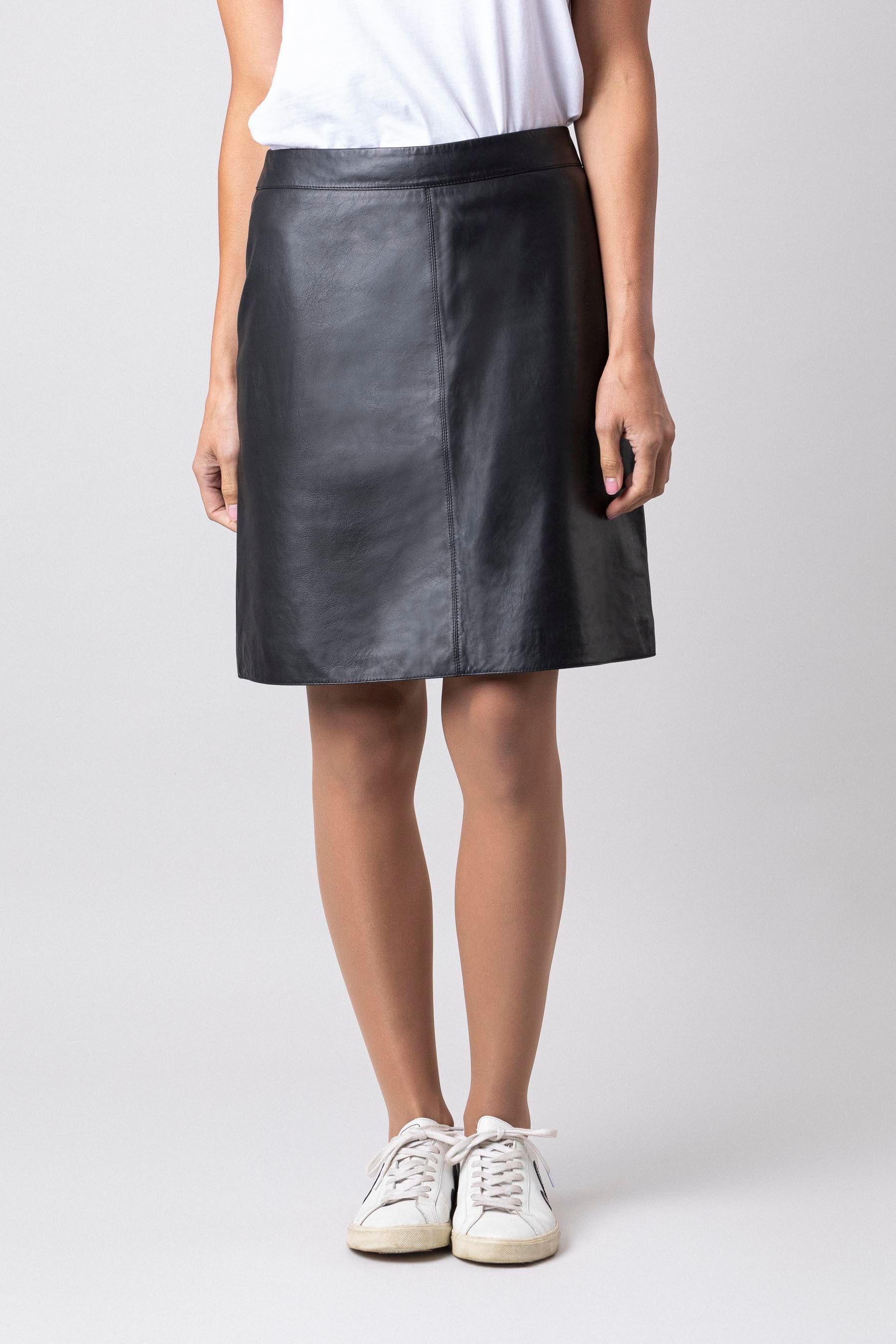 Jupe trapeze noir top