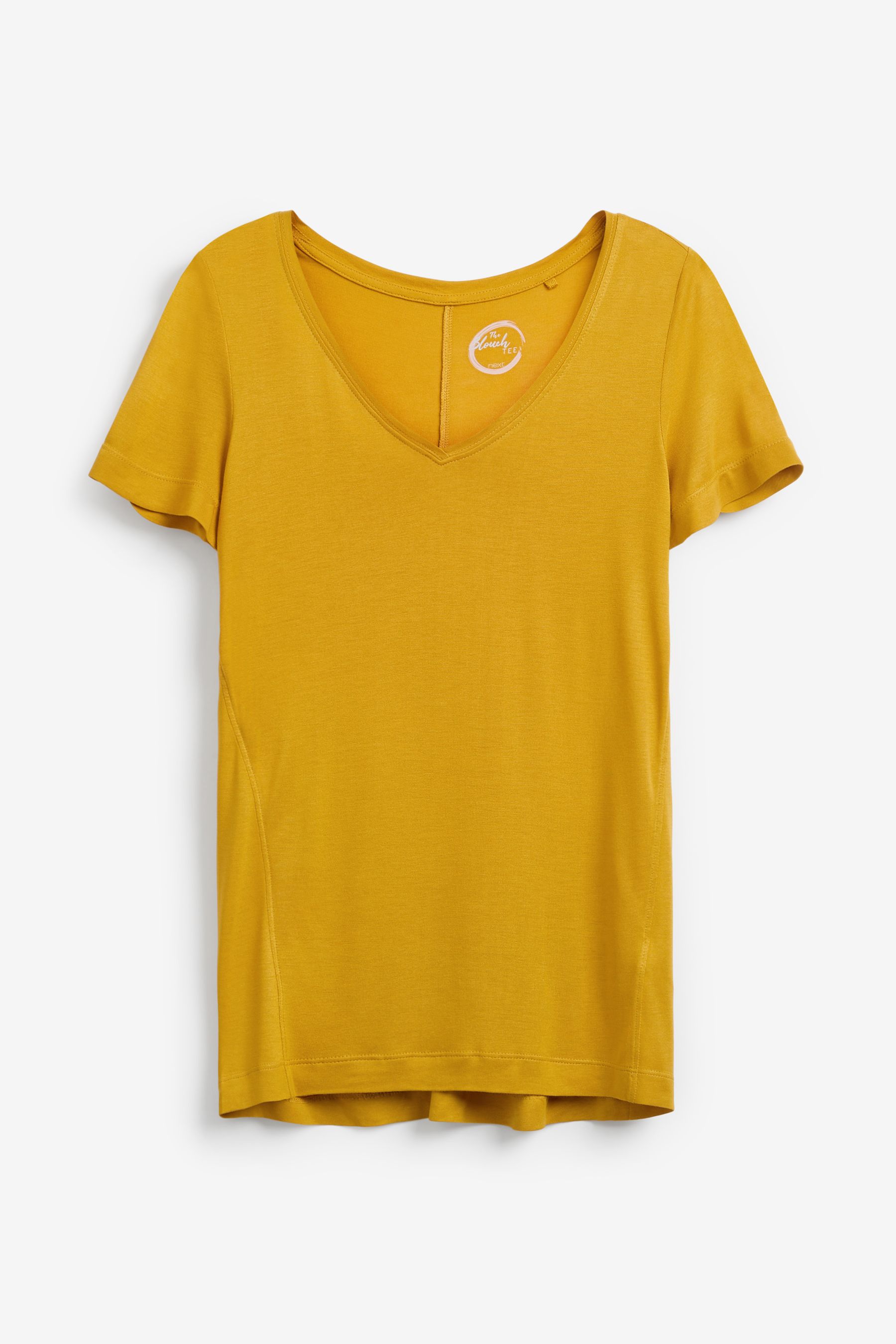 Buy Ochre Yellow Slouch V Neck T Shirt from the Next UK online shop