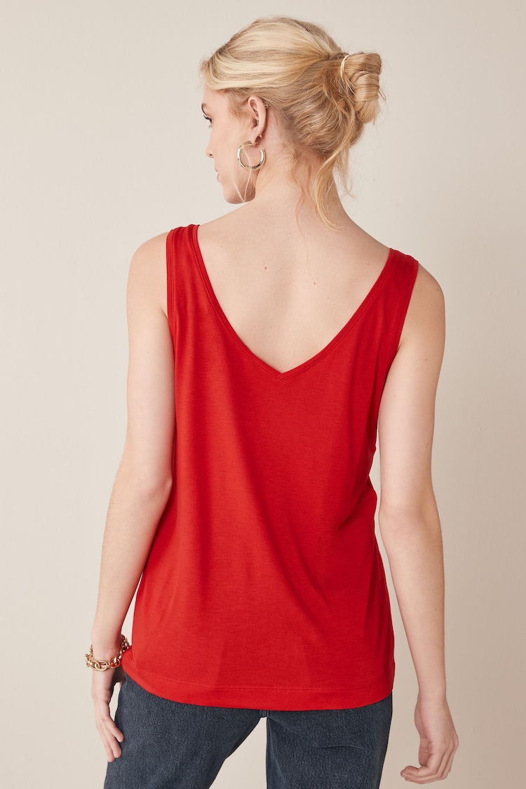 Red Slouch Vest - Image 3 of 6