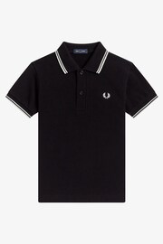 Fred Perry Kids Twin Tipped Polo Shirt - Image 3 of 4