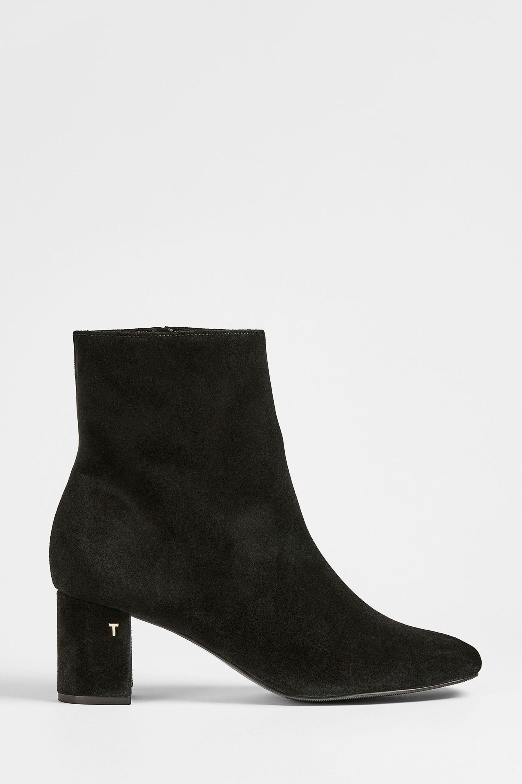 Buy Ted Baker Neomie Suede Block Heel Ankle Boots from Next Luxembourg
