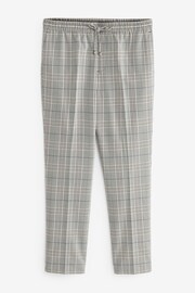 Navy Blue Check Formal Joggers - Image 8 of 8