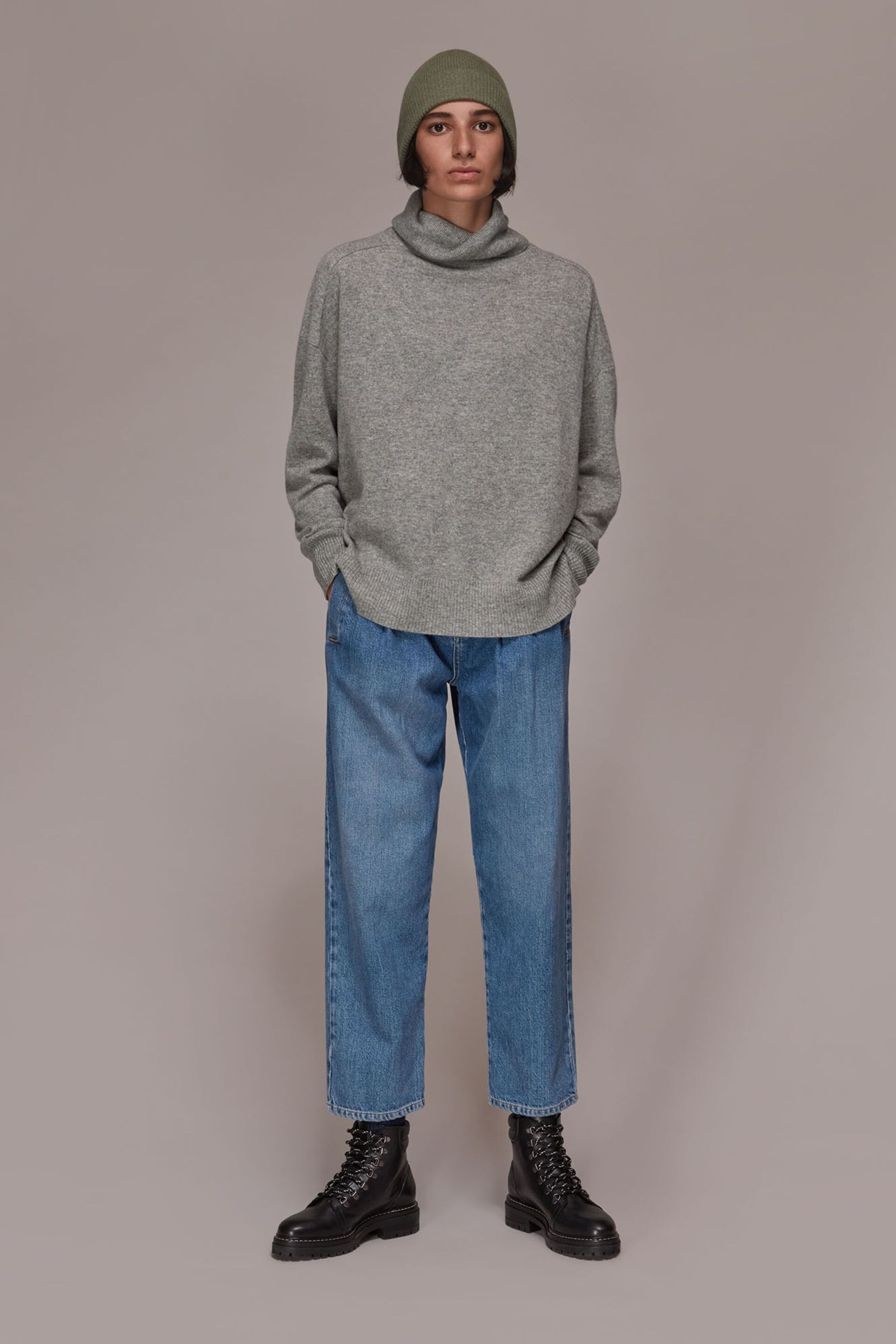 Whistles Cashmere Roll Neck Jumper - Image 1 of 5