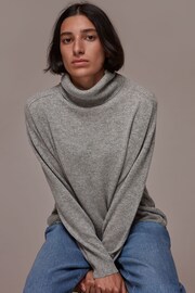 Whistles Cashmere Roll Neck Jumper - Image 4 of 5