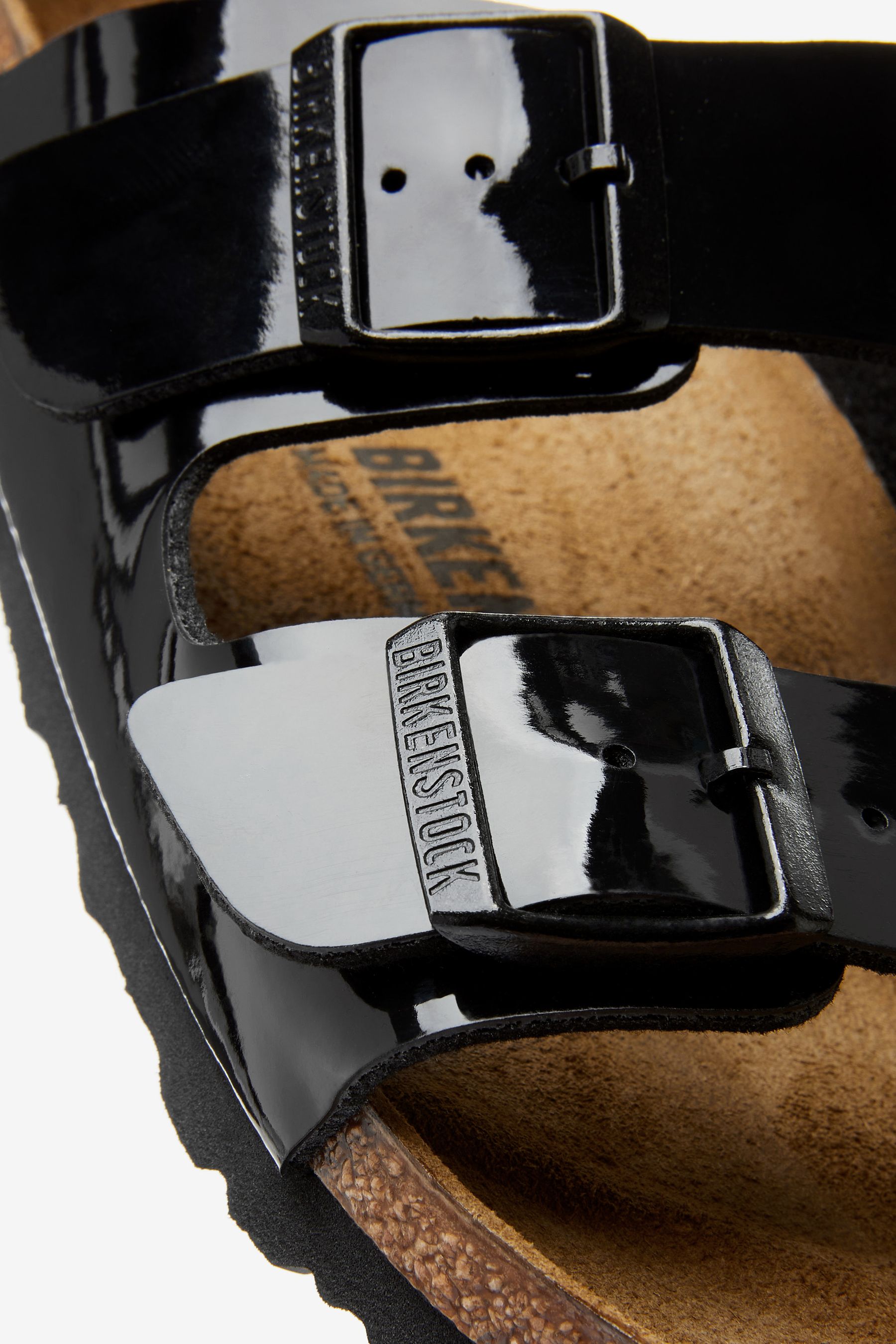 Buy Birkenstock Black Arizona Birko Flor Patent Sandals from the Next UK online shop