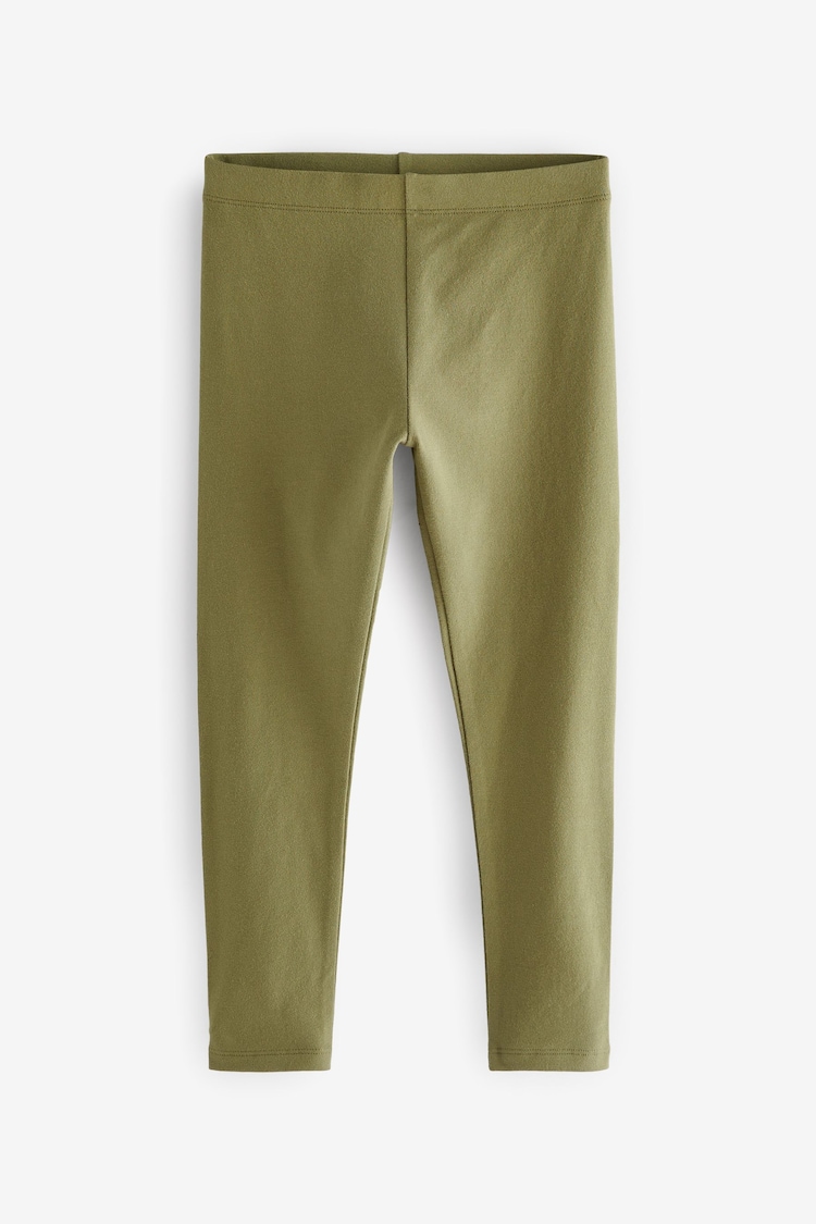 Green Khaki Regular Fit Leggings (3-16yrs) - Image 1 of 3