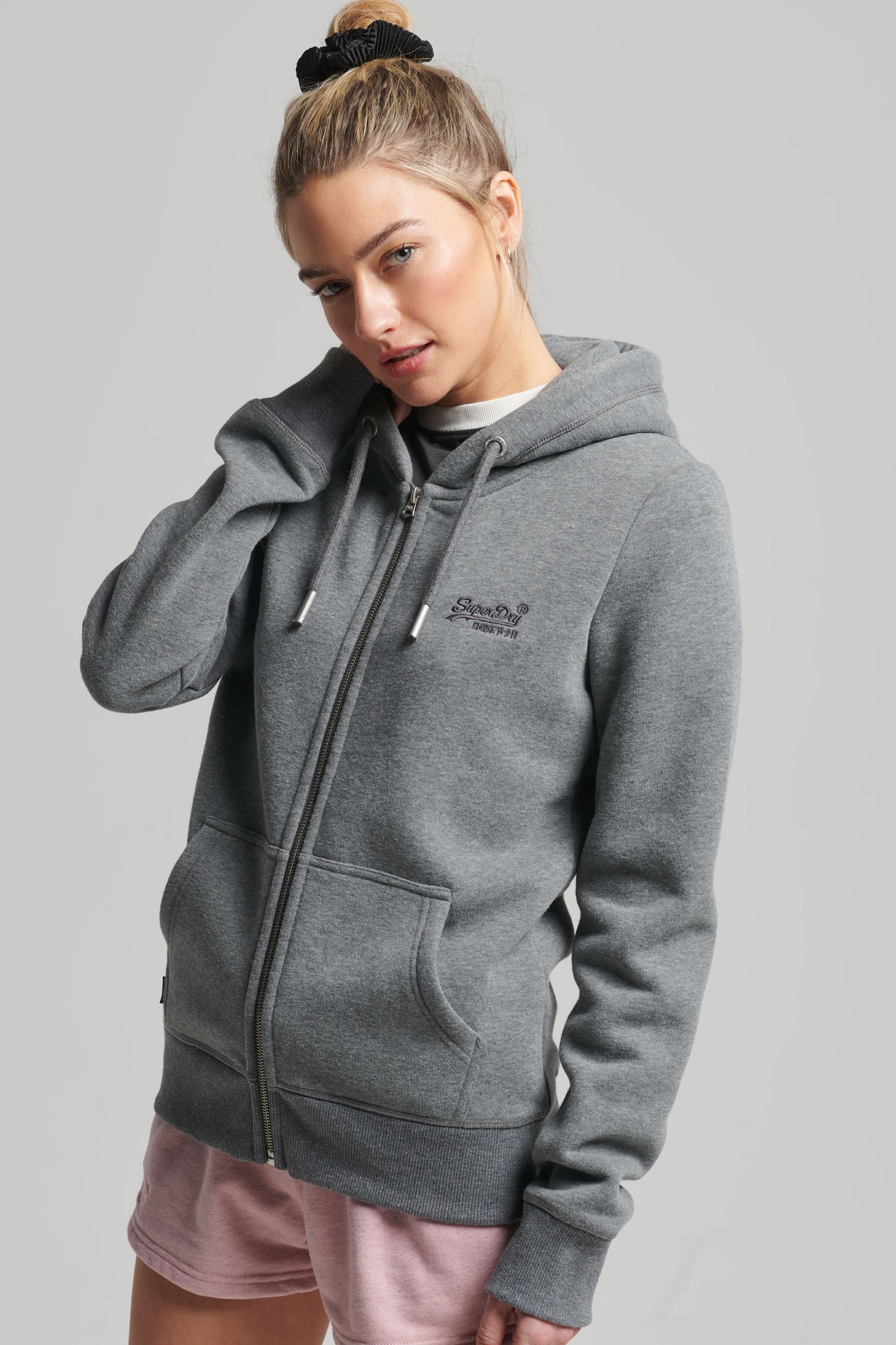 Superdry long hoodie sale