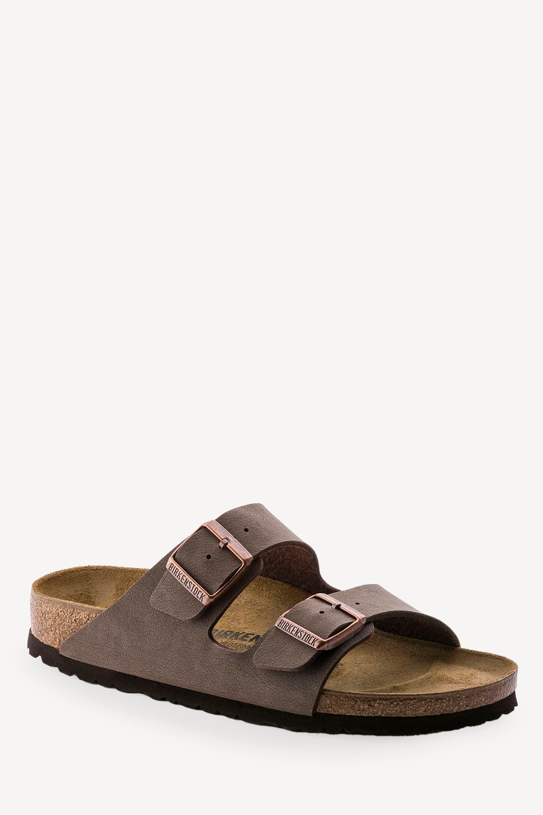 Buy Birkenstock Mocha Arizona Birko Flor Nubuck Sandals from Next Germany