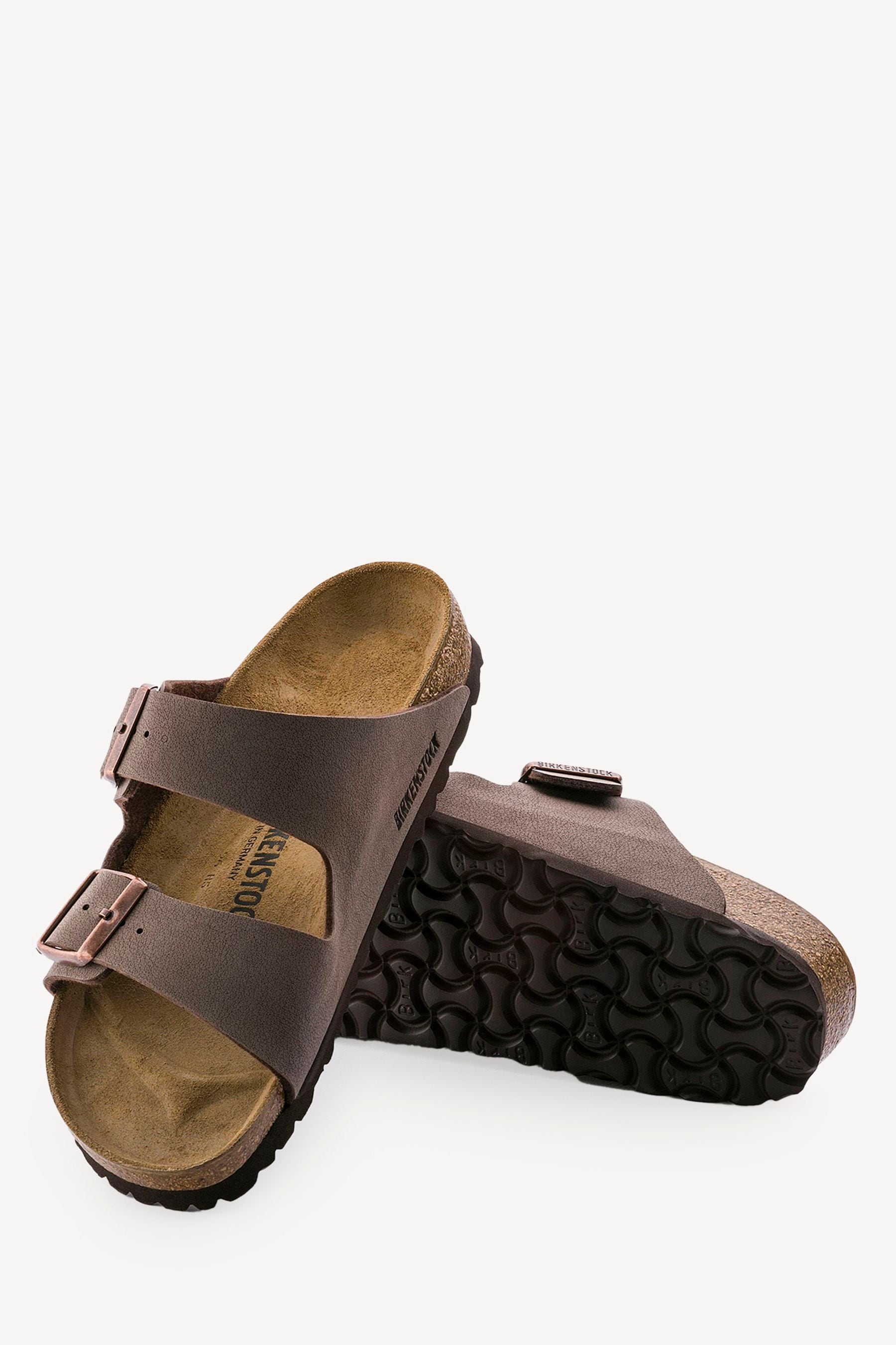 Buy Birkenstock Mocha Arizona Birko Flor Nubuck Sandals from the Next UK online shop