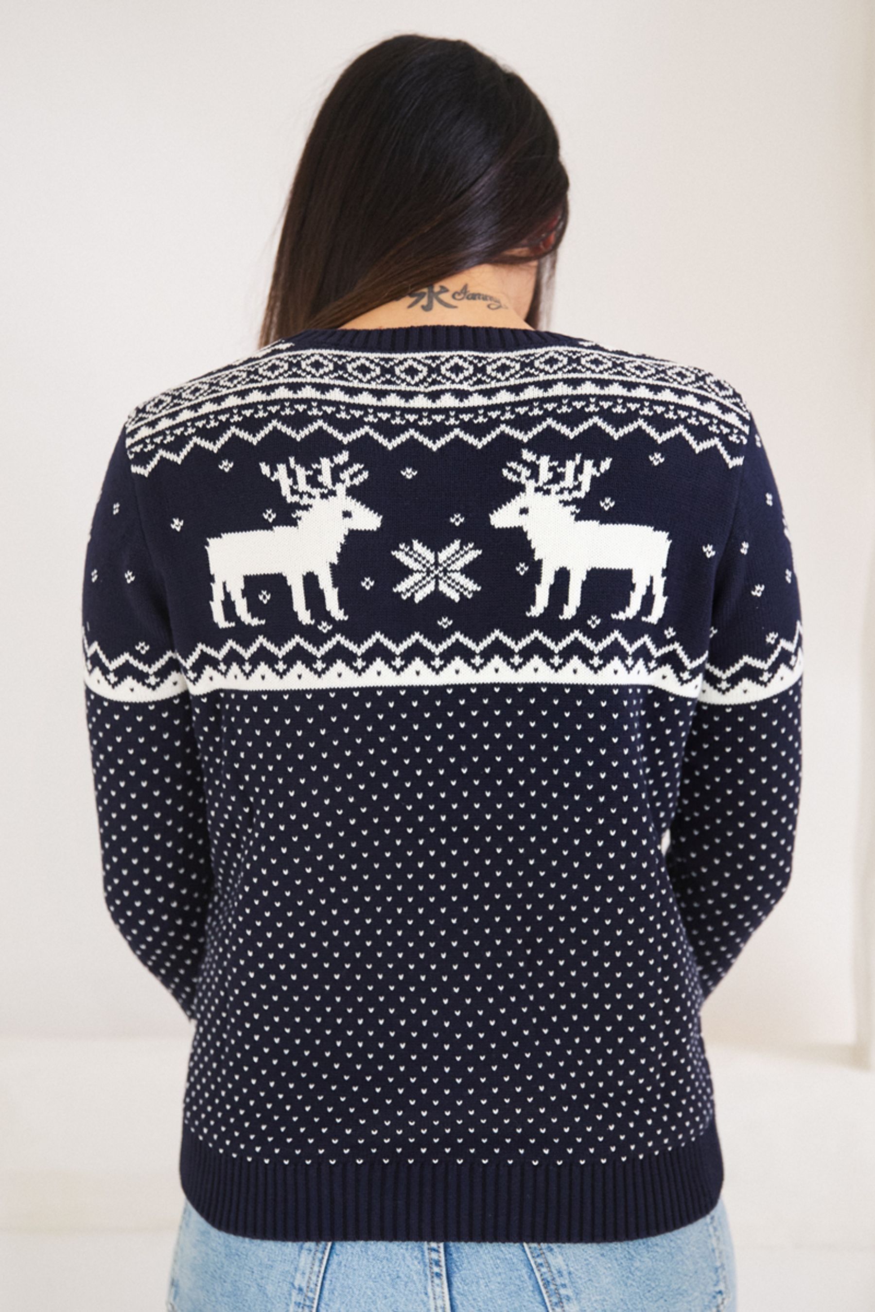 Cotton fairisle jumper online