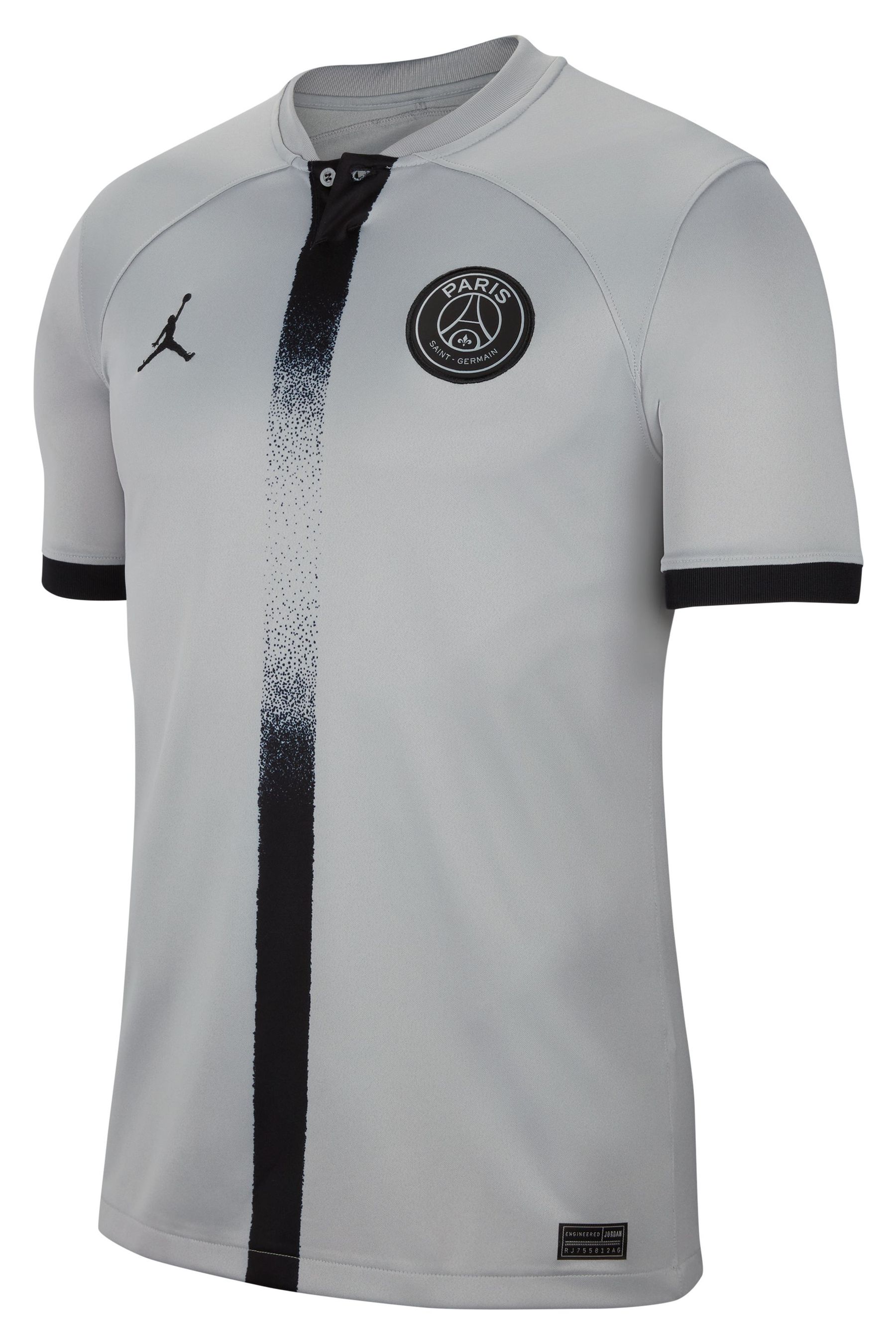 Buy Nike Grey Blank PSG Jordan 22 23 Away Football Shirt from Next Lithuania