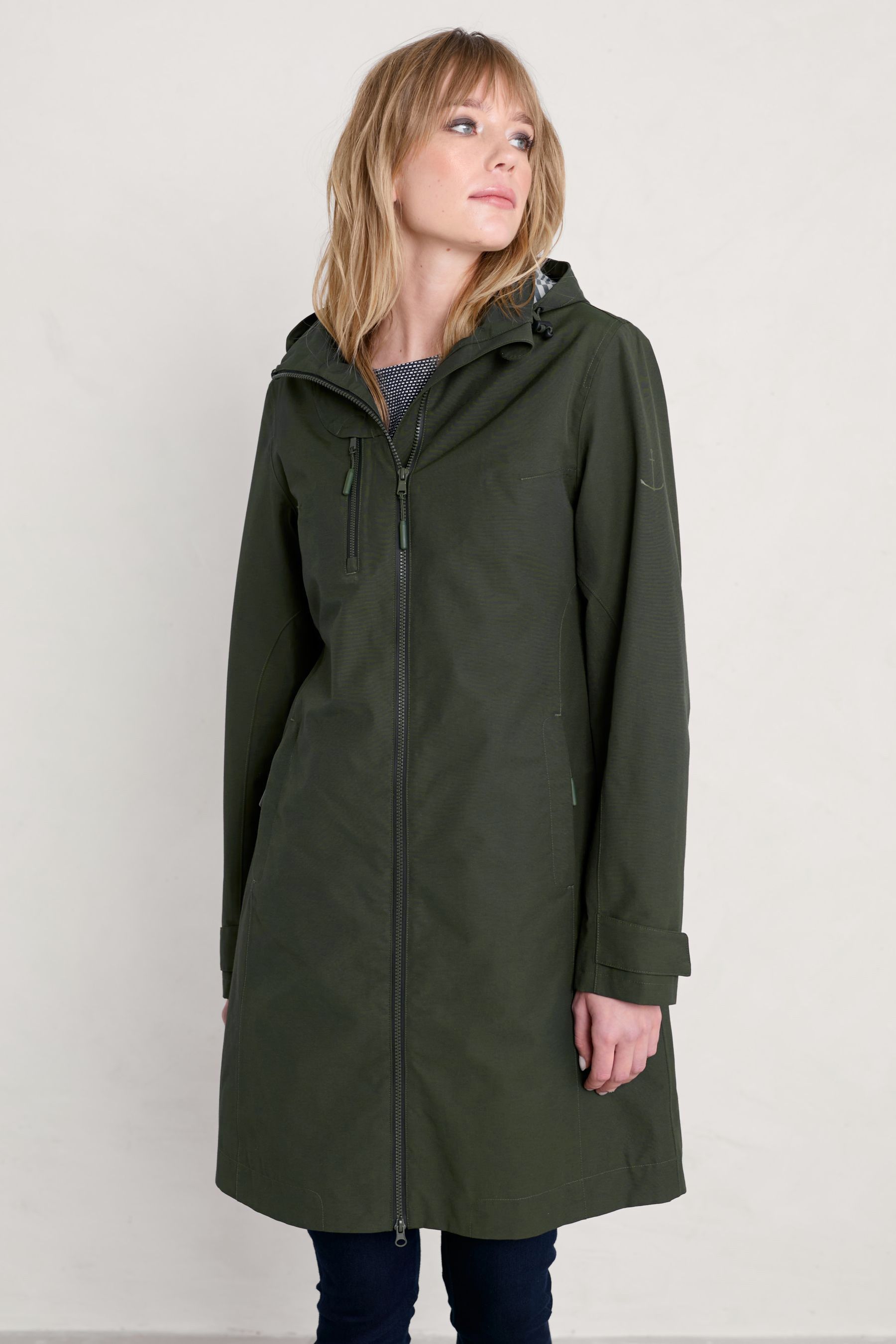 Buy Seasalt Cornwall Green Tall Waterproof Coverack Coat from Next Belgium
