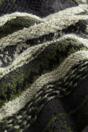 Green Pattern Edge to Edge Cardigan - Image 5 of 5