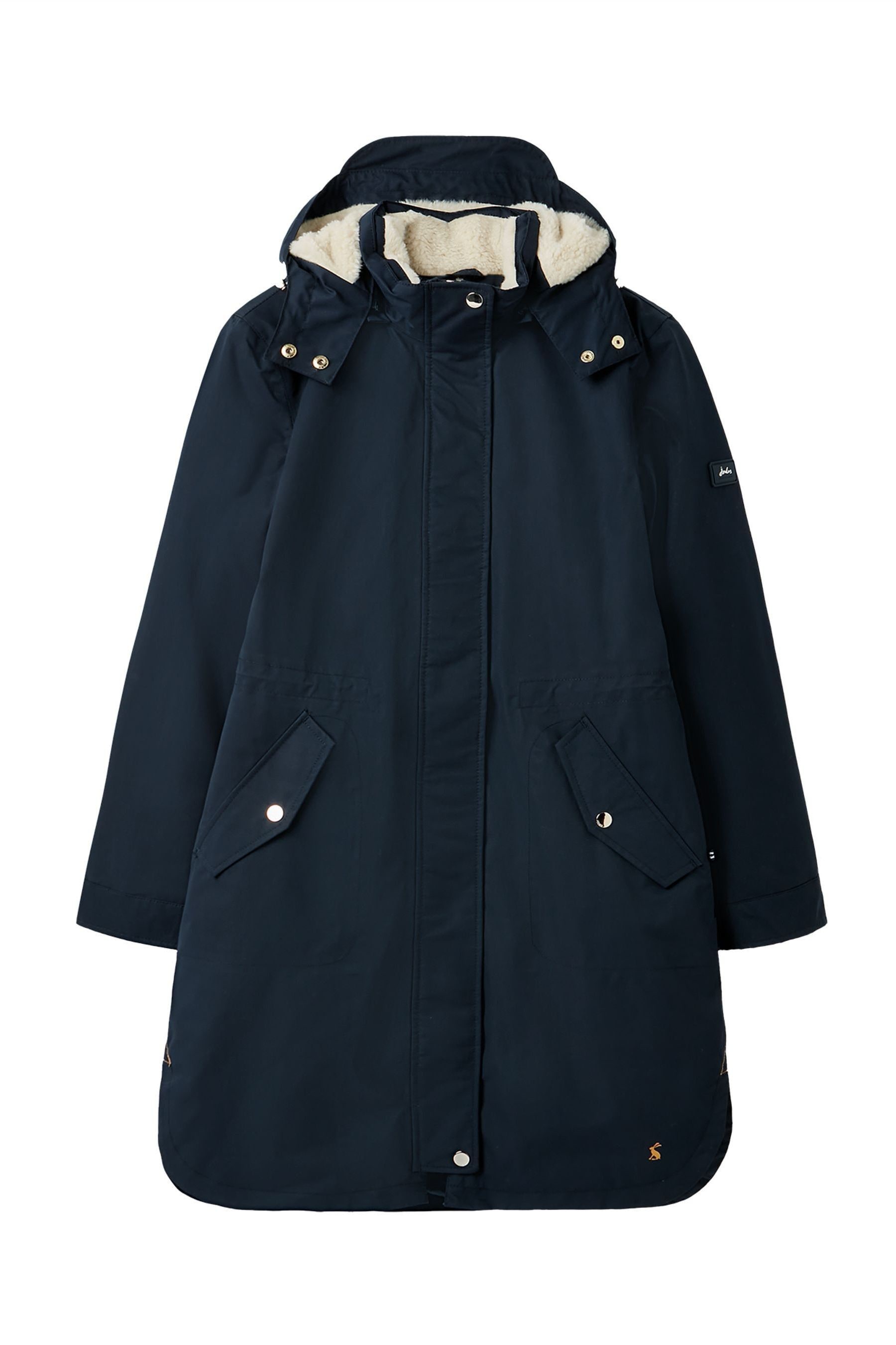 Joules raine mid length waterproof rain coat hot sale