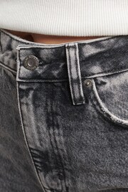Superdry Grey Organic Cotton Wide Leg Jeans - Image 4 of 5