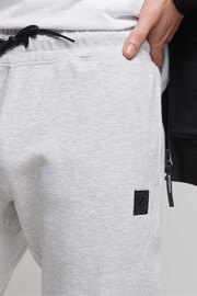 Superdry Grey Tech Tapered Joggers - Image 4 of 6