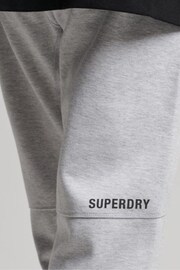 Superdry Grey Tech Tapered Joggers - Image 5 of 6