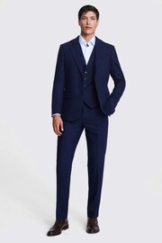 MOSS Tailored Fit Ink Herringbone Suit: Jacket - Image 3 of 5