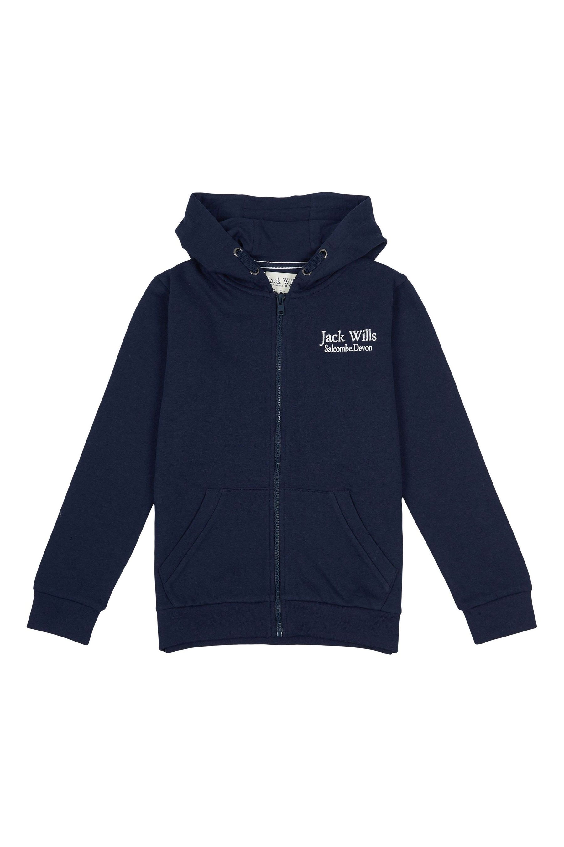 Jack wills pinebrook zip up hoodie sale