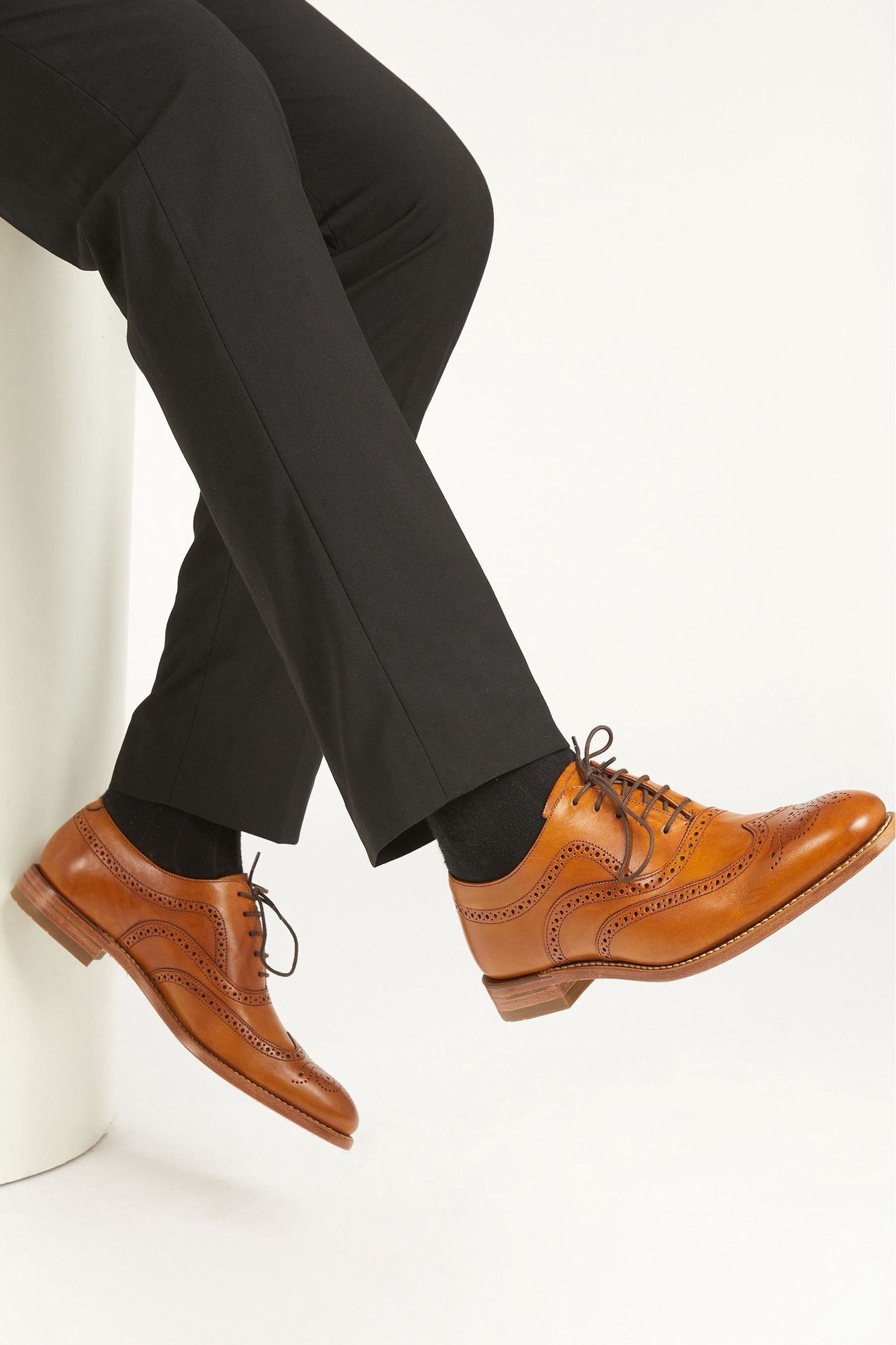 Buy Loake by Jones Bootmaker Texas Mens Goodyear Welted Leather Brogues from Next Malta