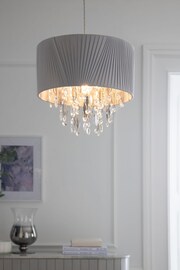 Grey Bellagio Easy Fit Lamp Shade - Image 1 of 5