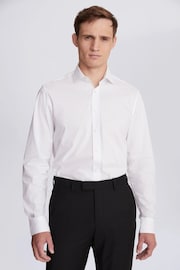 MOSS White Tailored Stretch Shirt - Image 1 of 4