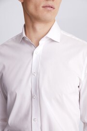 MOSS White Tailored Stretch Shirt - Image 2 of 4