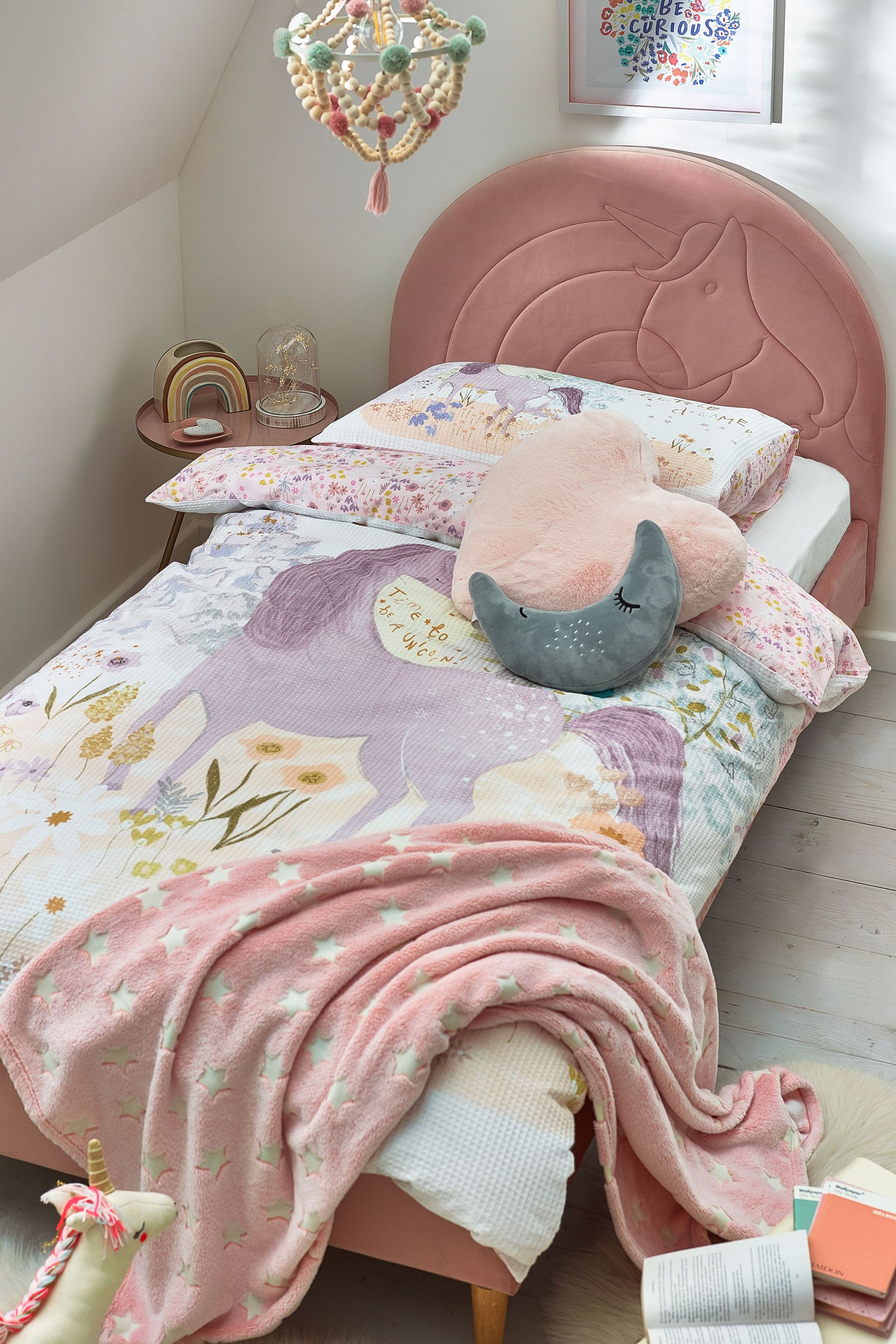 100 cotton unicorn bedding best sale
