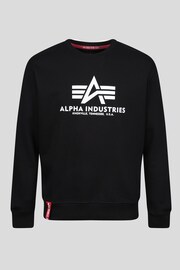 Alpha Industries Black Basic Sweater - Image 3 of 6