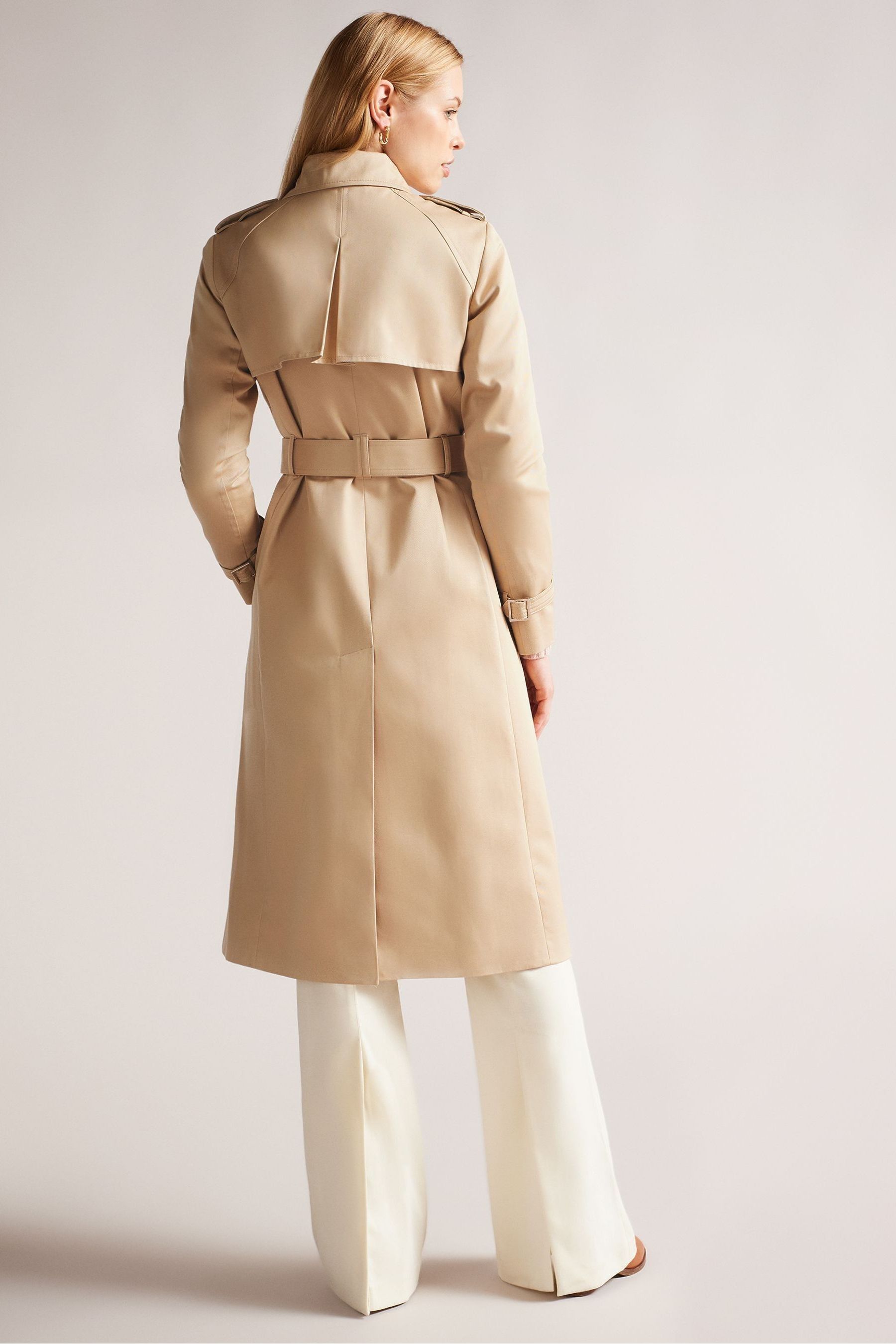 Buy Ted Baker Natural Robbii Lightweight Trench Coat from Next Luxembourg