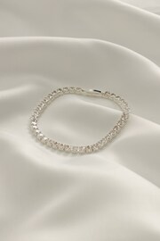 Silver Plated Premium Tennis Bracelet - Image 2 of 2