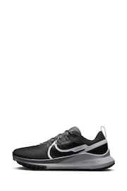 Nike Silver/Black Pegasus 4 Trail Running Trainers - Image 4 of 10