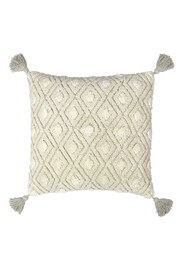 furn. Natural/Taupe Berbera Geometric Polyester Filled Cushion - Image 1 of 3