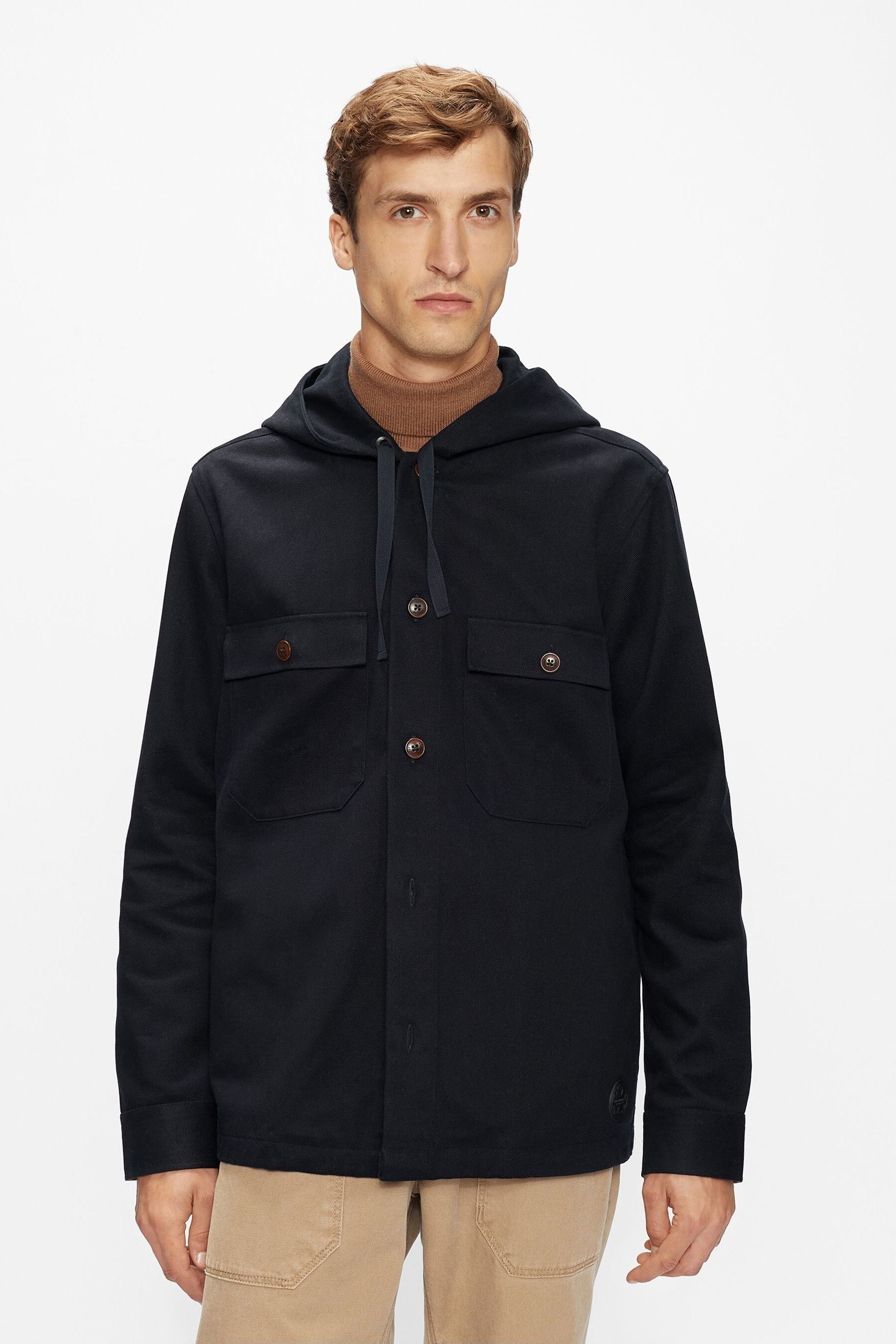 Buy Ted Baker Marking Ls Hooded Shacket from Next Germany