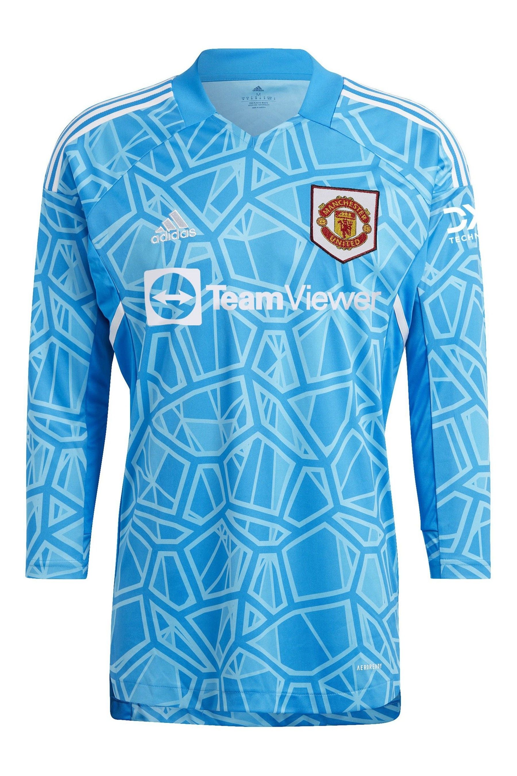 Buy adidas Blue Manchester United 22 23 Adult Home Goalkeeper Jersey from Next Luxembourg