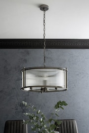 Pewter Hertford 3 Light Chandelier Ceiling Light - Image 2 of 5