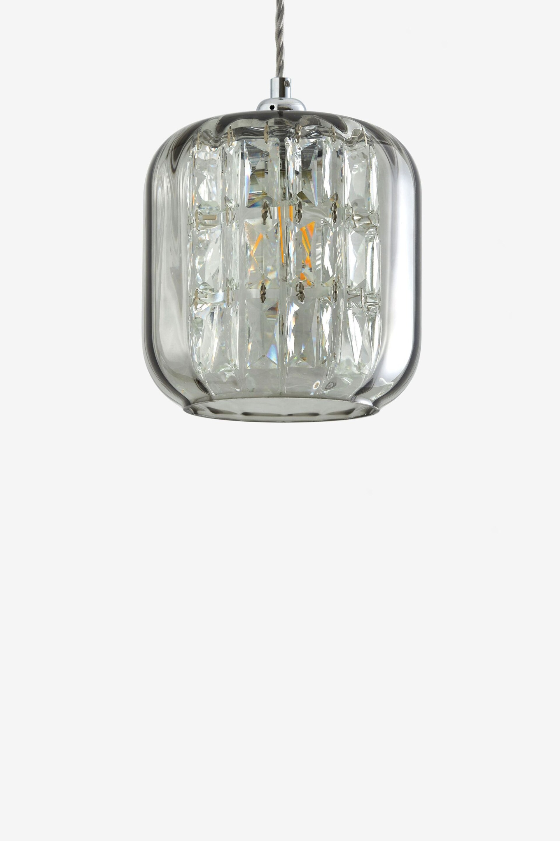 Smoke Grey Chelsea Easy Fit Pendant Lamp Shade - Image 6 of 7