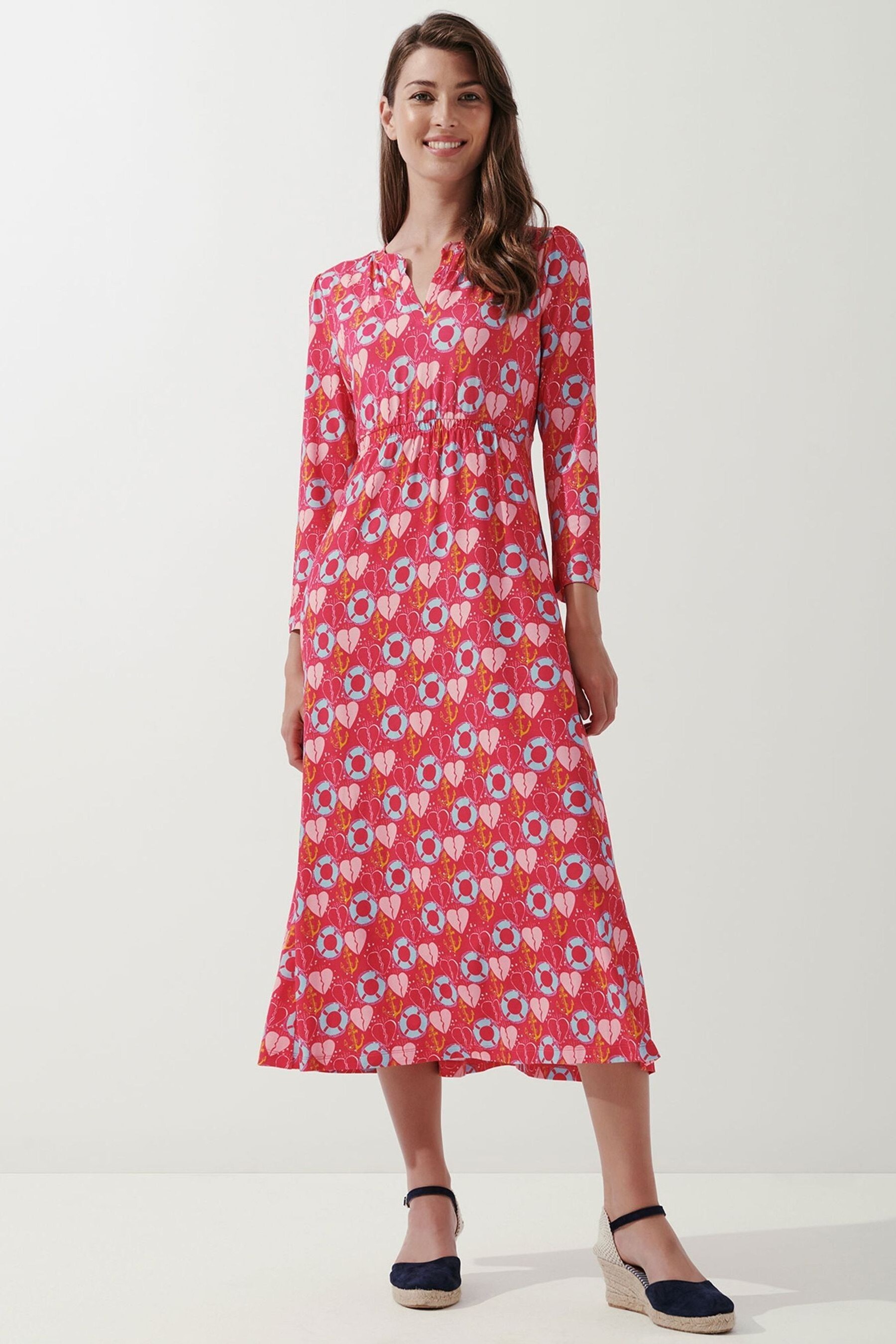 Buy Crew Clothing Company Blue Jamia Jersey Tea Dress from Next Ireland