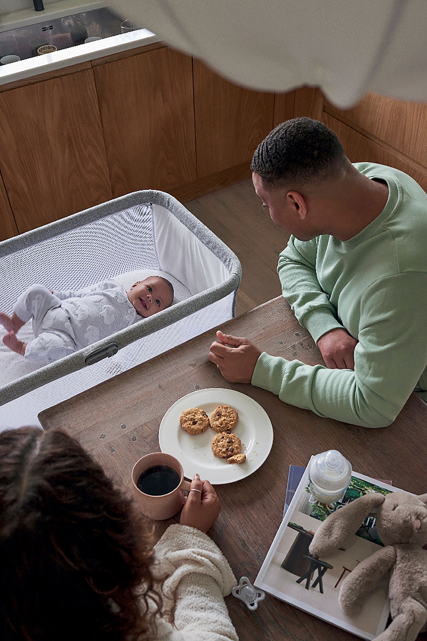 Buy Mamas Papas Black Lua Bedside Crib from the Next UK online shop