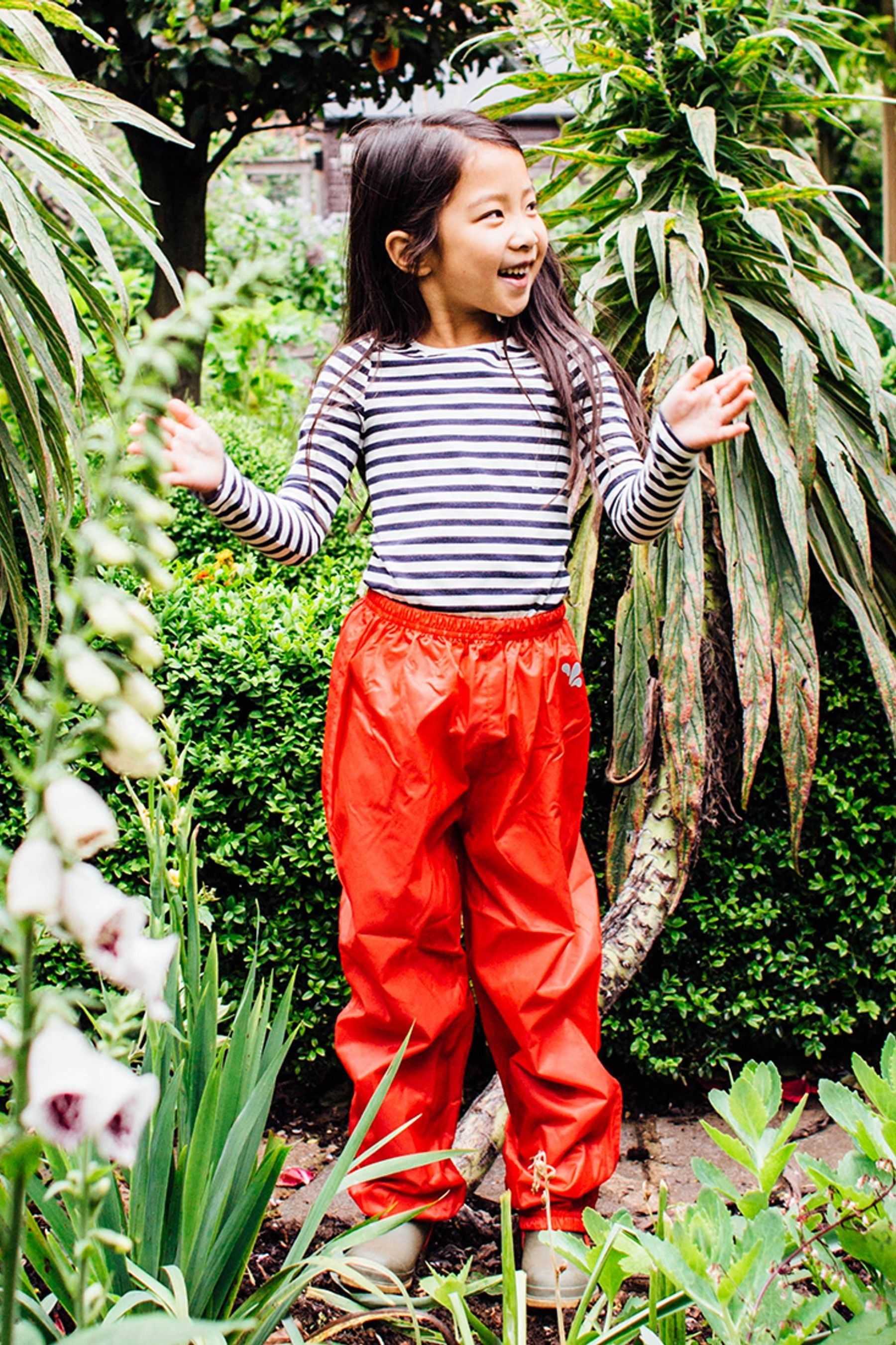 Red rain pants discount