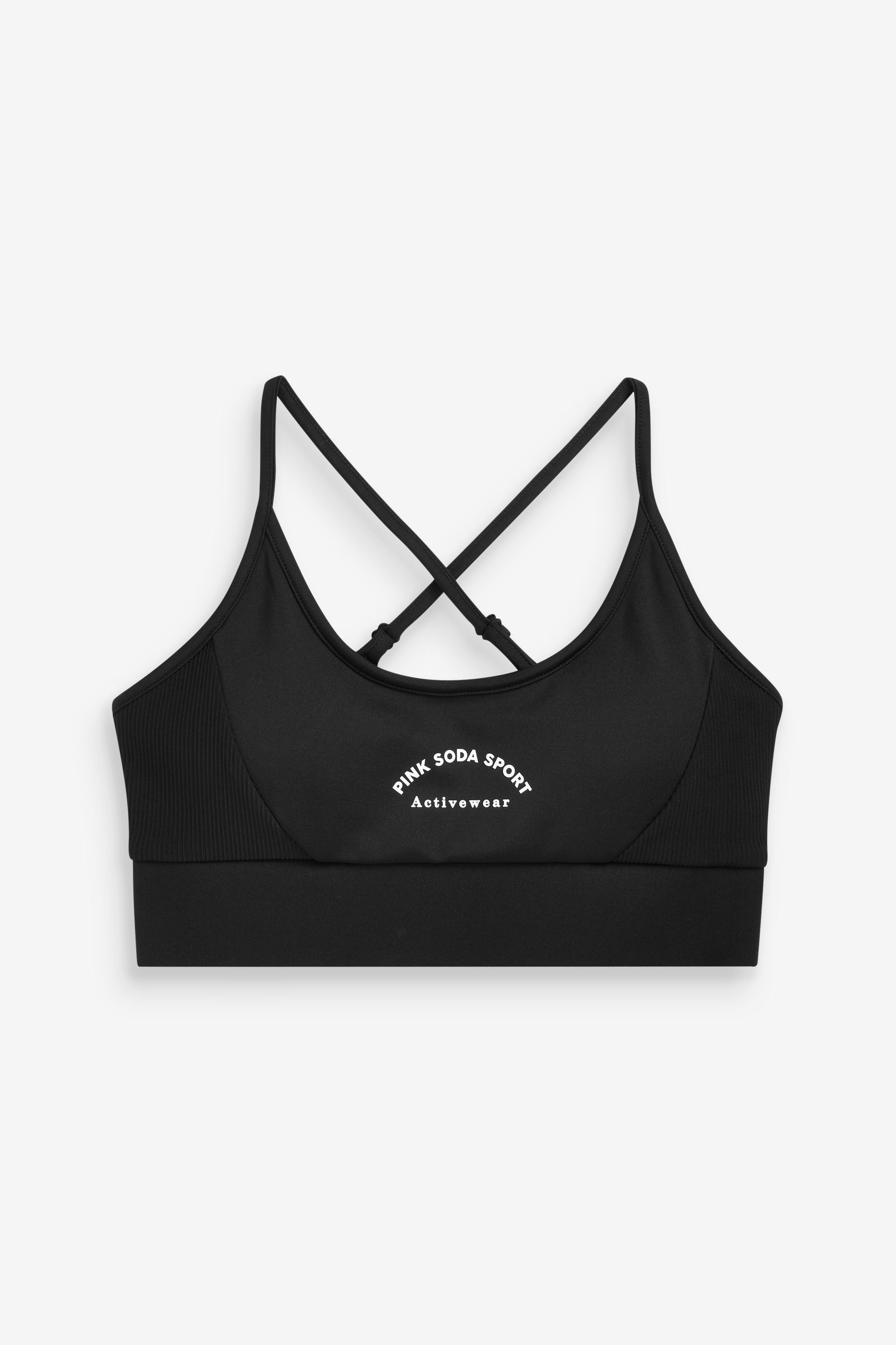 Buy Pink Soda Pink Sport Rib Insert Sports Bra from the Next UK online shop