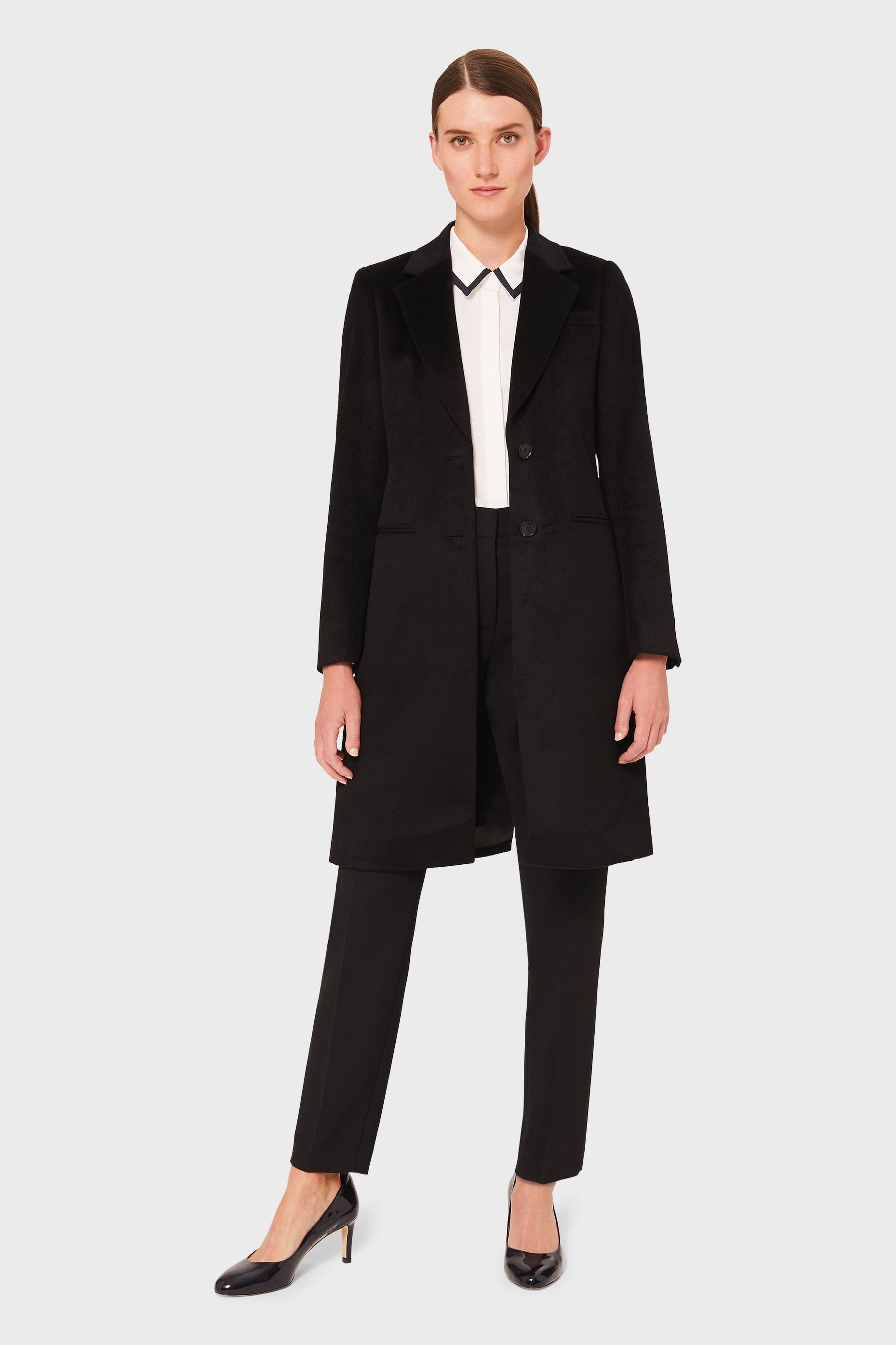 Hobbs black coat new arrivals