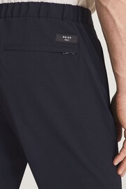 Reiss Navy Ranger Golf Performance Slim Fit Trousers - Image 4 of 5