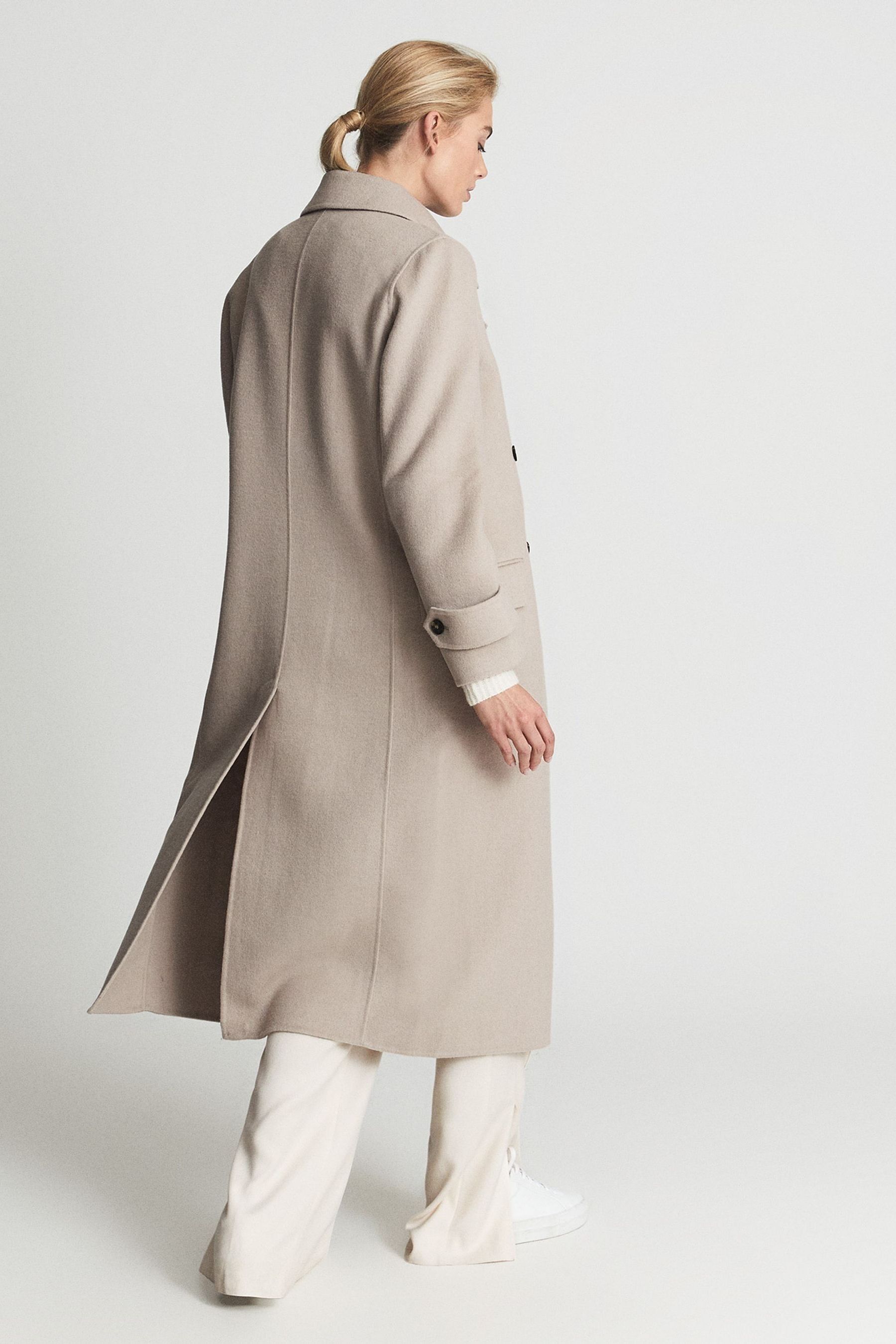 Reiss oatmeal coat new arrivals