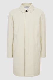 Reiss Stone Colombo Single Breasted Long Length Coat - Image 2 of 6