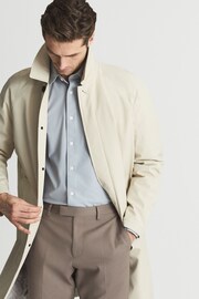 Reiss Stone Colombo Single Breasted Long Length Coat - Image 3 of 6