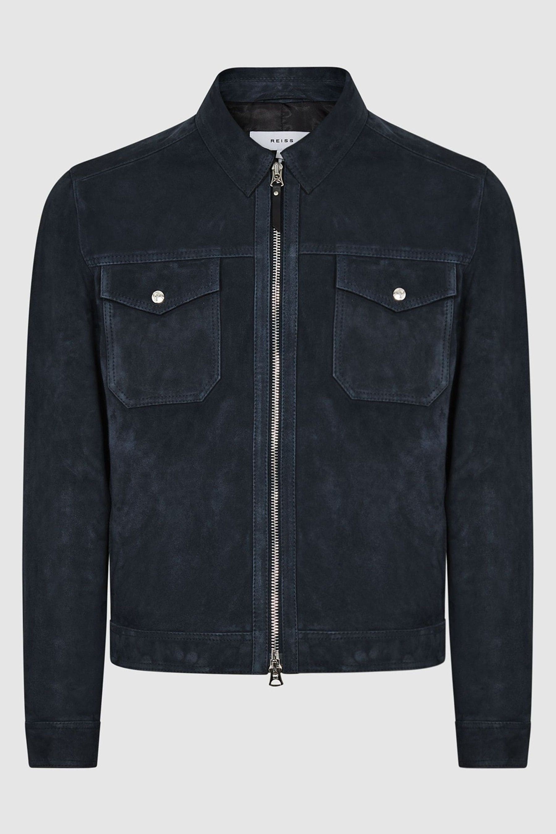 Reiss blue jacket on sale