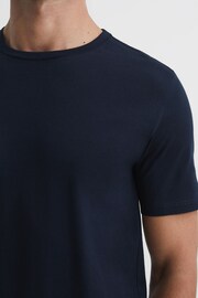 Reiss Tee-shirt Bless Marl Crew Neck T-shirt - Image 4 of 6