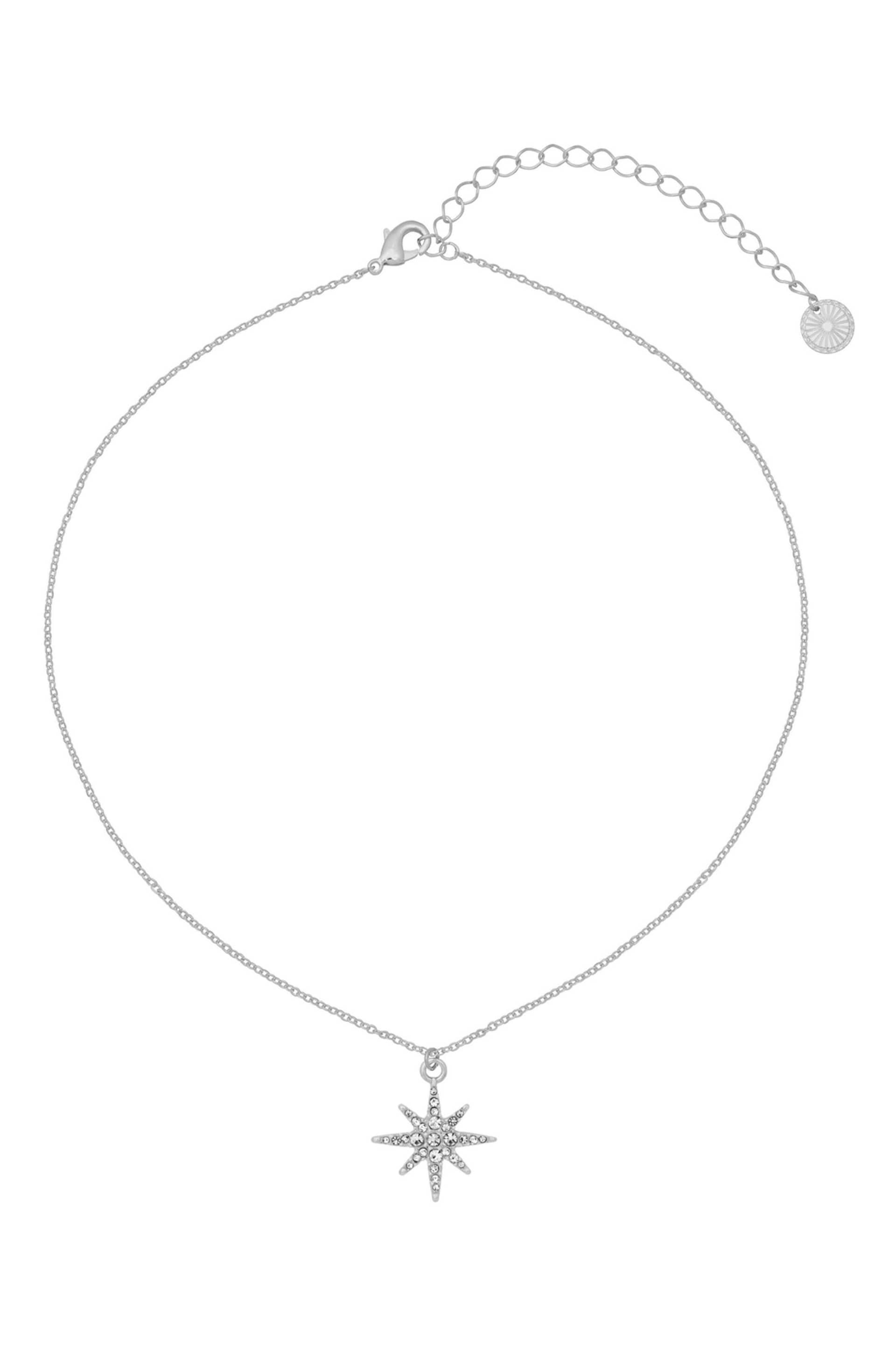 Caramel Jewellery London Silver Superstar Necklace - Image 5 of 8