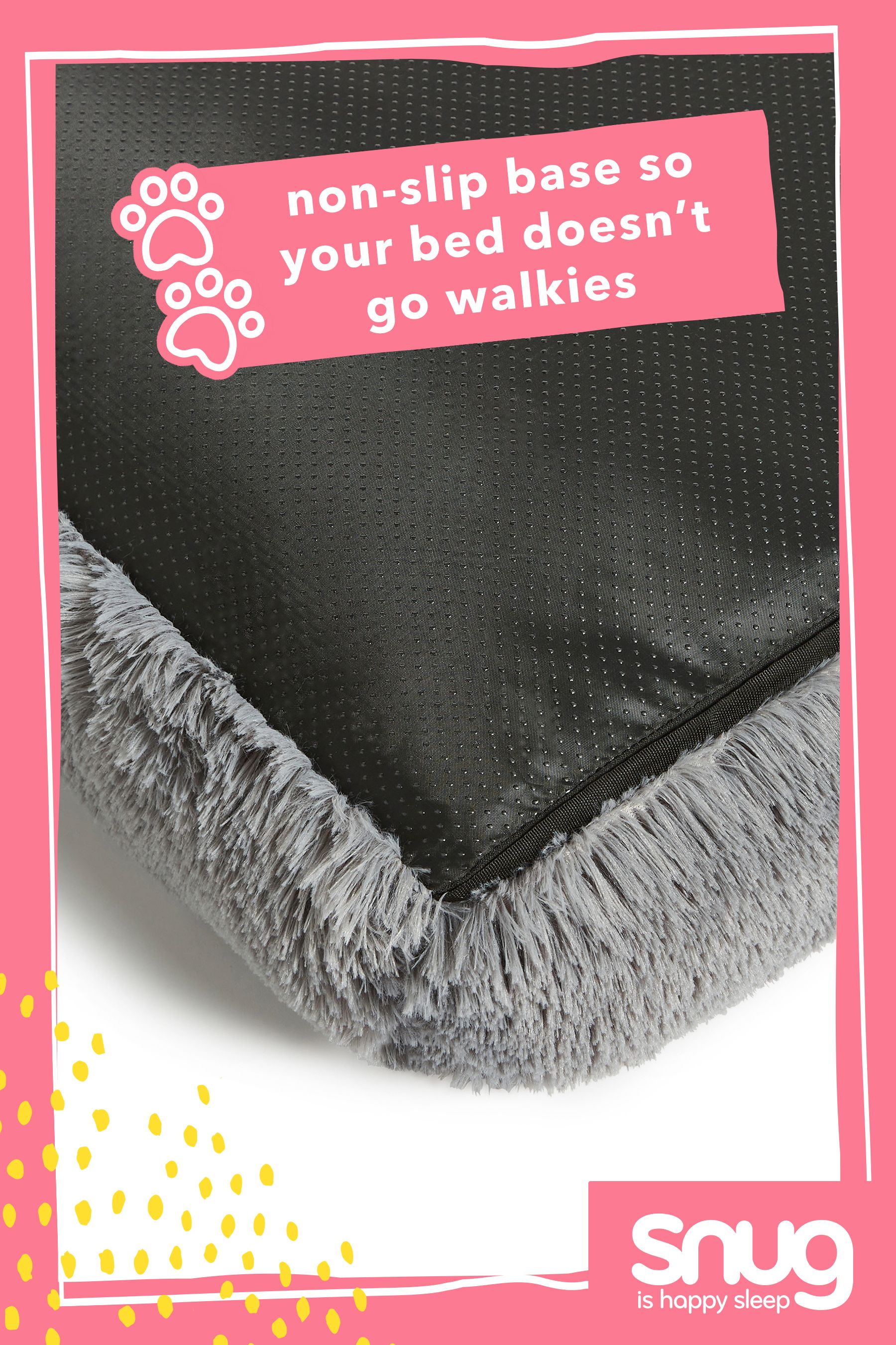 Buy Snug Grey Super Fluffy Pet Bed from the Next UK online shop